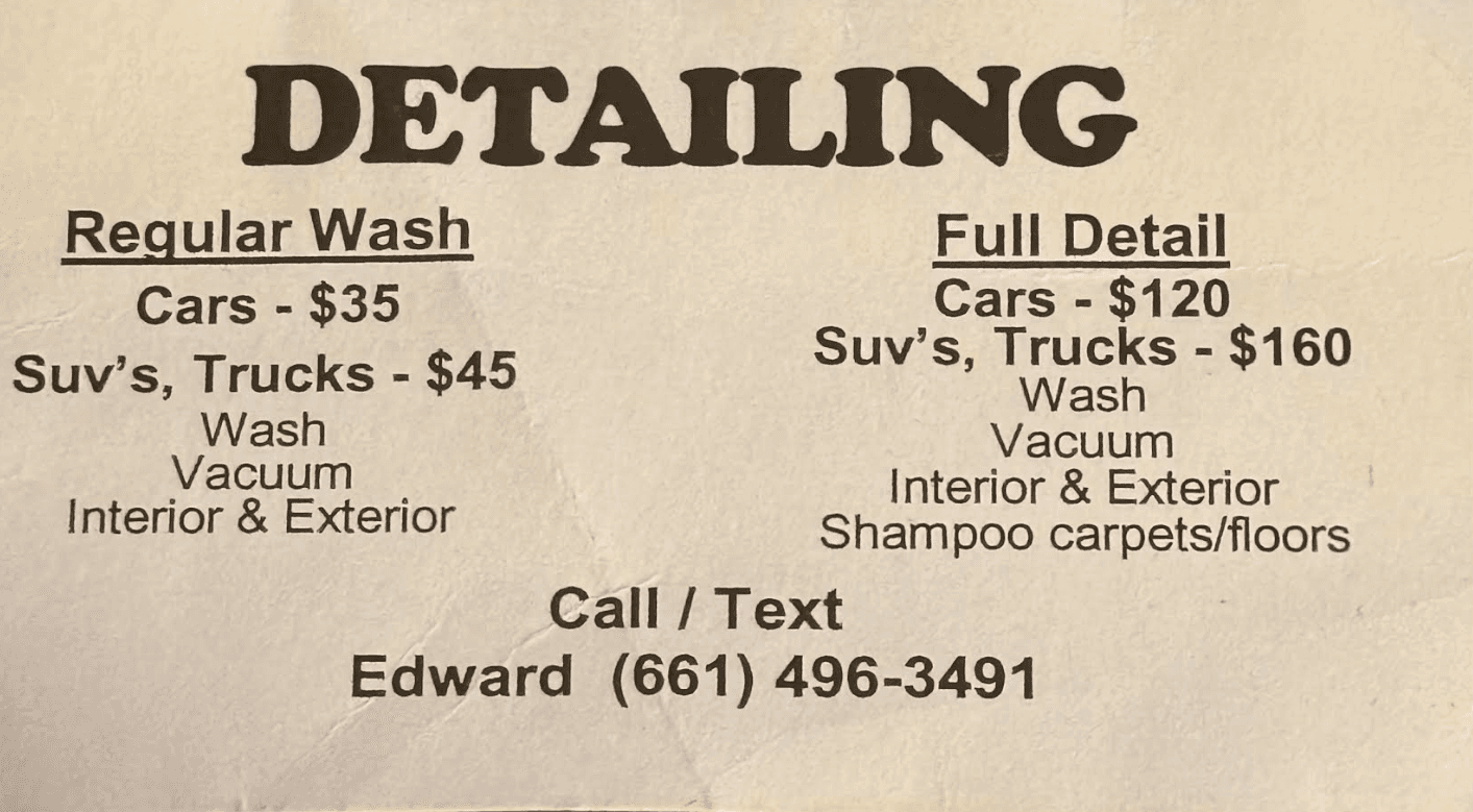 E. Mobile Car Wash & Detailing logo