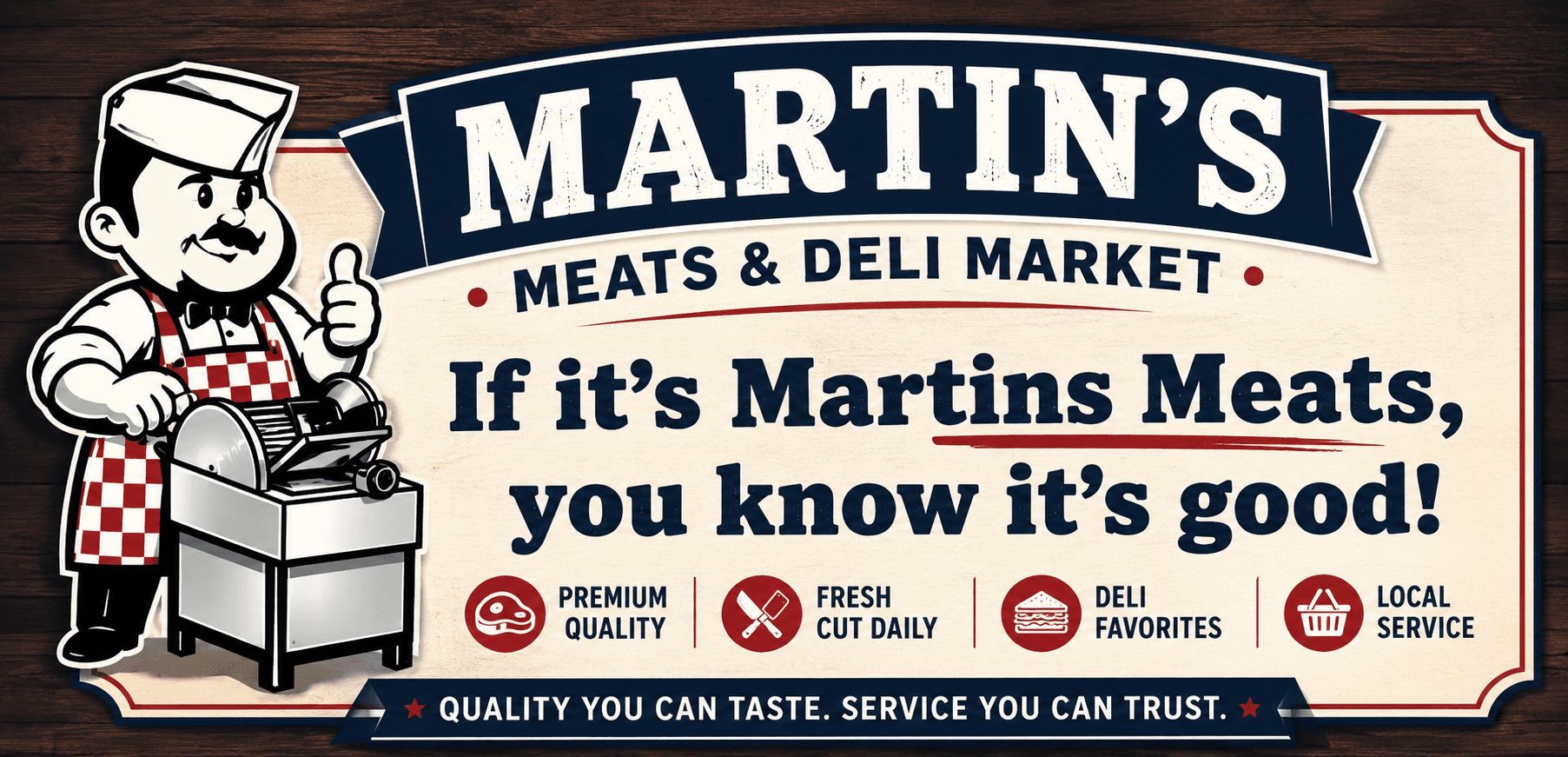Martin's Meats (Catering) logo
